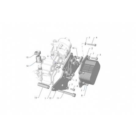 B13 OIL - WATER HEAT EXCHANGER R2