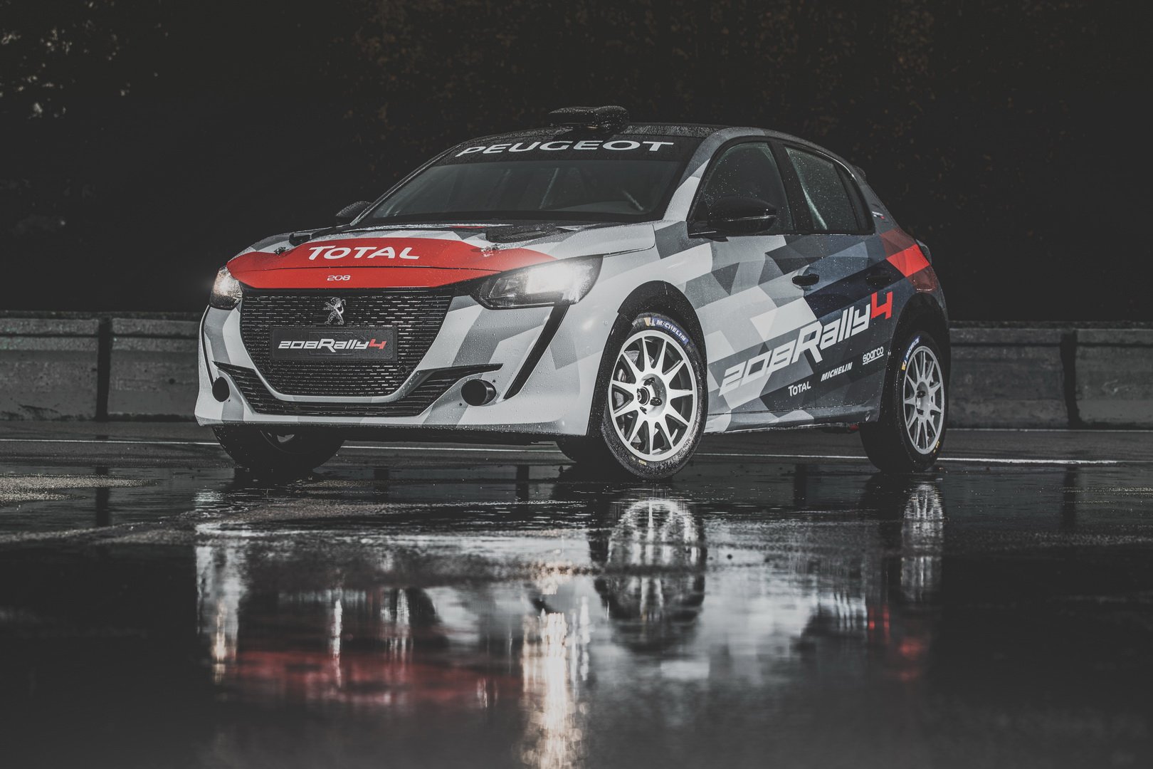 Assembled Peugeot 208 Rally4 tarmac or gravel specification