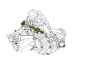 C234 SELECTOR AXLE & GEAR SELECTOR C3 Rally2 SADEV