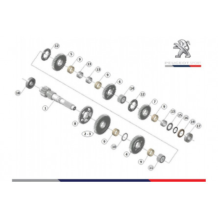 C232B SECONDARY LINE - MIDDLE RATIOS R2