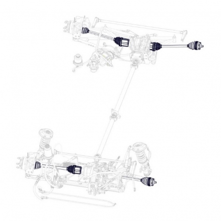 C71 DRIVESHAFT C3 Rally2