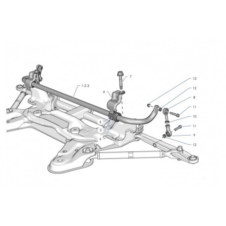 E15A FRONT ANTIROLL TARMAC R2