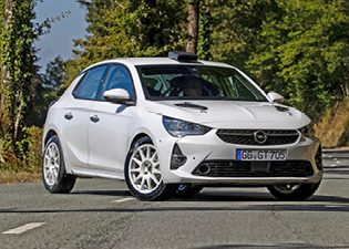 Assembled Opel Corsa Rally4 tarmac or gravel specification