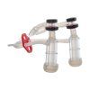 2341 gruppo di mungitura per pecore in silicone con collettore universale