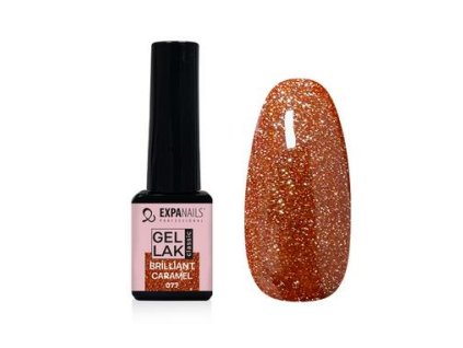 GL077 UV/LED Gel lak - Brilliant Caramel 5 ml  TPO FREE