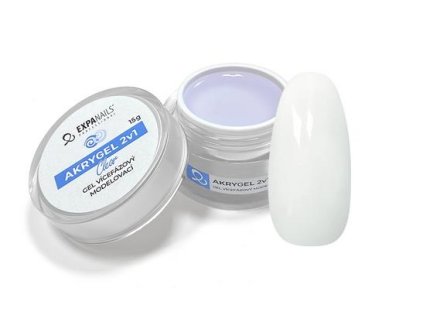 UV/LED gel modelovací - Akrygel 2v1 Clear 15g  TPO FREE