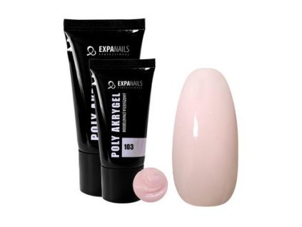 Poly akrygel v tubě - Mléčná růžová č.103 - 30 g  TPO FREE