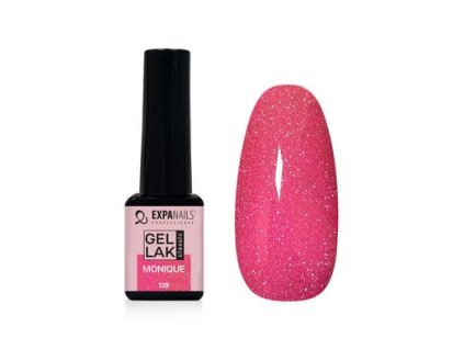 GL129 UV/LED Gel lak - Monique jemný třpyt 5 ml  TPO FREE