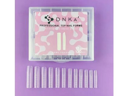 DNKa Top Nail Forms Long Square, 120pcs