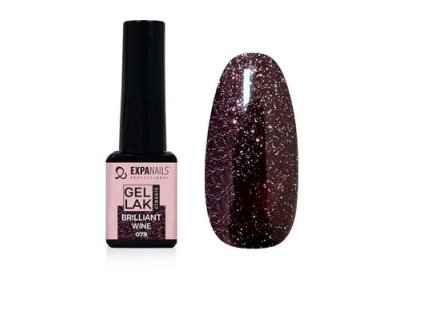 GL078 UV/LED Gel lak - brilliant wine  - 5ml  TPO FREE