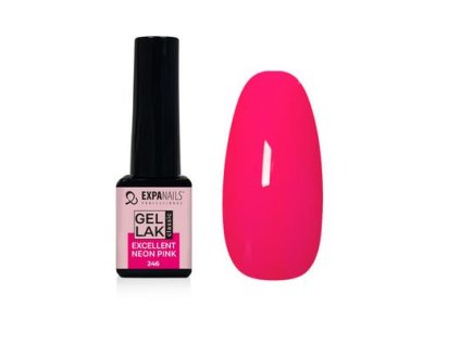 114 246 UV/LED Gel Lak - Excellent Neon Pink - 5ml  TPO FREE