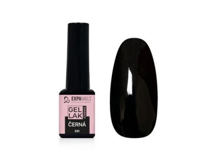 114 251 UV/LED Gel Lak - Černa - 5ml  TPO FREE