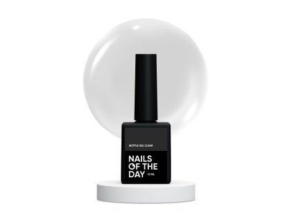 NAILSOFTHEDAY Bottle Gel Clear — čirý extra pevný gel, 10 ml  TPO FREE
