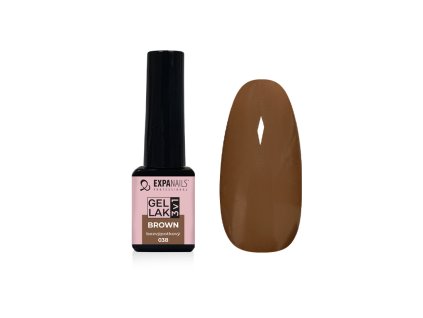 GLOS038 UV/LED Gel lak - Brown - 5 ml  TPO FREE
