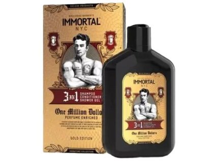 Immortal One Million Dollars 3in1 Shower Shampoo, 500 ml