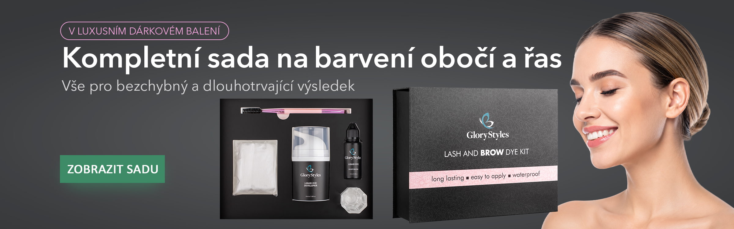 Sada na barvení obočí