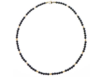 Luxusný minimalistický Glosery náhrdelník, prírodné kamene a Swarovski krištále 4mm