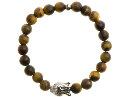 buddha so zirkonmi tigrie oko matne 8mm