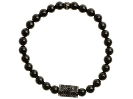 kvader so zirkonmi leskly cierny achat 6mm