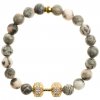 fit gym jaspis zebra ruzovy 8mm cinka so zirkonmi 1