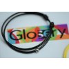 Šnúrkový Glosery náramok - dvojitý s logom, šnúrka 2mm