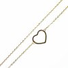 Minimalistický Glosery náhrdelník so srdcom, chirurgická oceľ 1,5mm