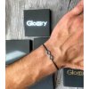 Šnúrkový minimalistický Glosery náramok Nekonečno ∞, chirurgická oceľ, šnúrka 1mm