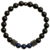 sesthrany so zirkonmi lapis lazuli a leskly cierny achat 8mm
