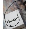 Šnúrkový Glosery náhrdelník s mini krížikom - bez zapínania - chir. oceľ, šnúrka 1,5mm