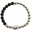zirkonovy buddha a stoper matny cierny achat 8mm 1