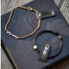 Minimalistický retiazkový Glosery náramok MAMA, chirurgická oceľ 2-3mm