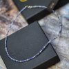damsky nahrdelnik modro zilkovany sodalit fazetovane kamene 2mm glosery