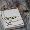 luxusny minimalisticky glosery nahrdelnik s iniciala kristale