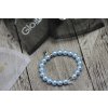 Glosery náramok s lesknúcim krištáľom hviezda od Swarovski®, perly od Swarovski® 8mm