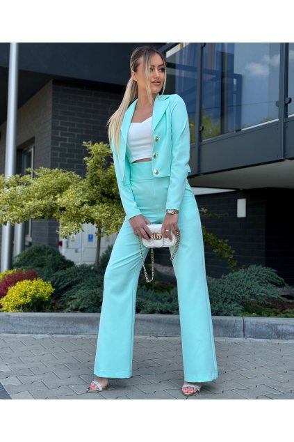 Mentolový nohavicový komplet