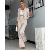Béžový nohavicový komplet