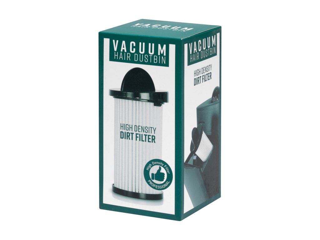 Hairdressing vacuum cleaner round filter