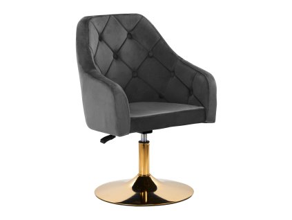 4Rico otočná stolička QS-BL14G sivá