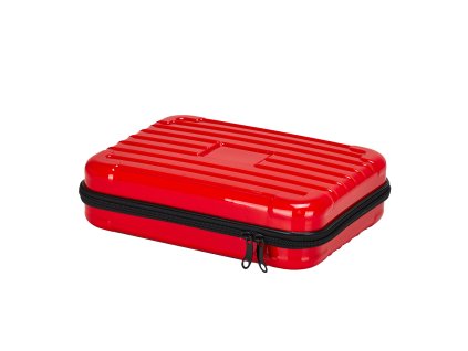 Holičský kadernícky kufrík červený