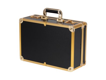 Kadernícky kufor zlatý čierny