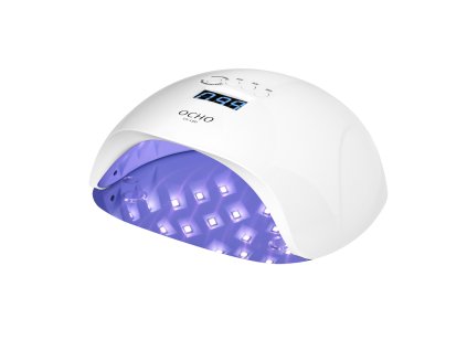 UV LED lampa OCHO NAILS X13 65W biela so zrkadlovým dnom