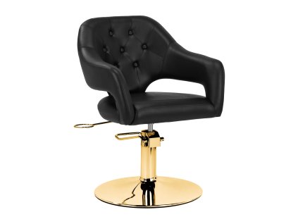 Kadernícke kreslo Gabbiano Parma Gold Black