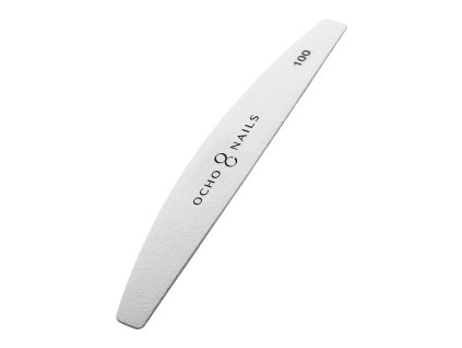 Ocho Nails náhradné papiere pre polmesiacový kovový pilník. 100 10 ks.