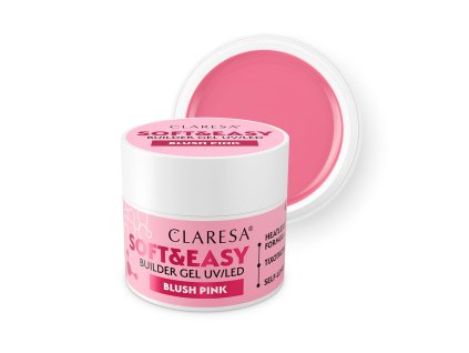 Claresa stavebný gél Soft&Easy ružový 90g