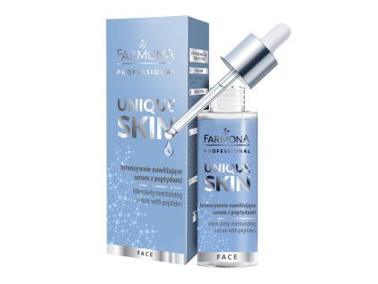 Farmona UNIQUE SKIN Intenzívne hydratačné sérum s peptidmi 30 ml
