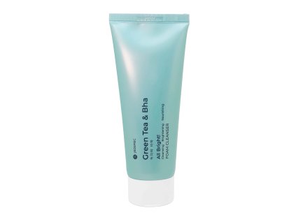 all bright green tea and bha foam cleanser
