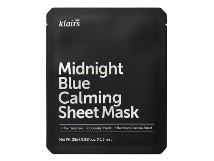 midnight blue calming sheet mask