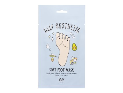 self aesthetic soft foot mask