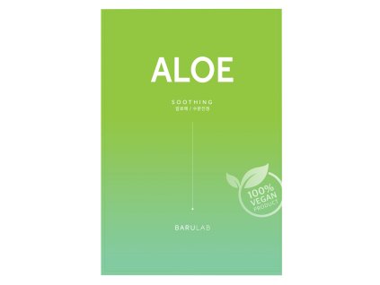 clean vegan mask aloe