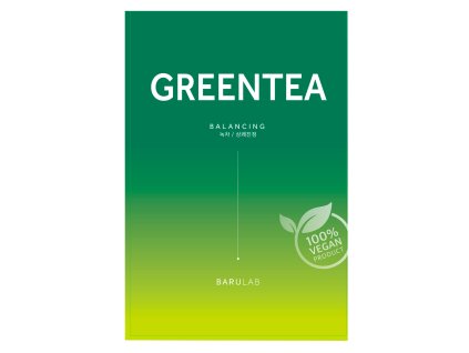 clean vegan mask green tea